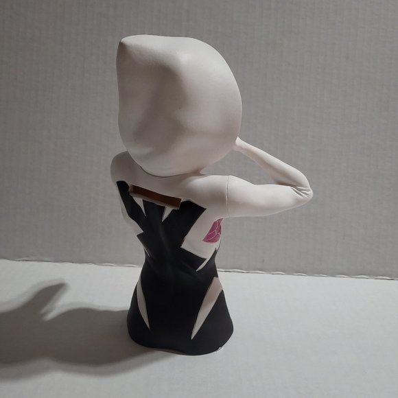 Marvel Comics Spider Gwen Bust Bank Action Figure Coin Bank 7.5" Tall - Picture 6 of 7